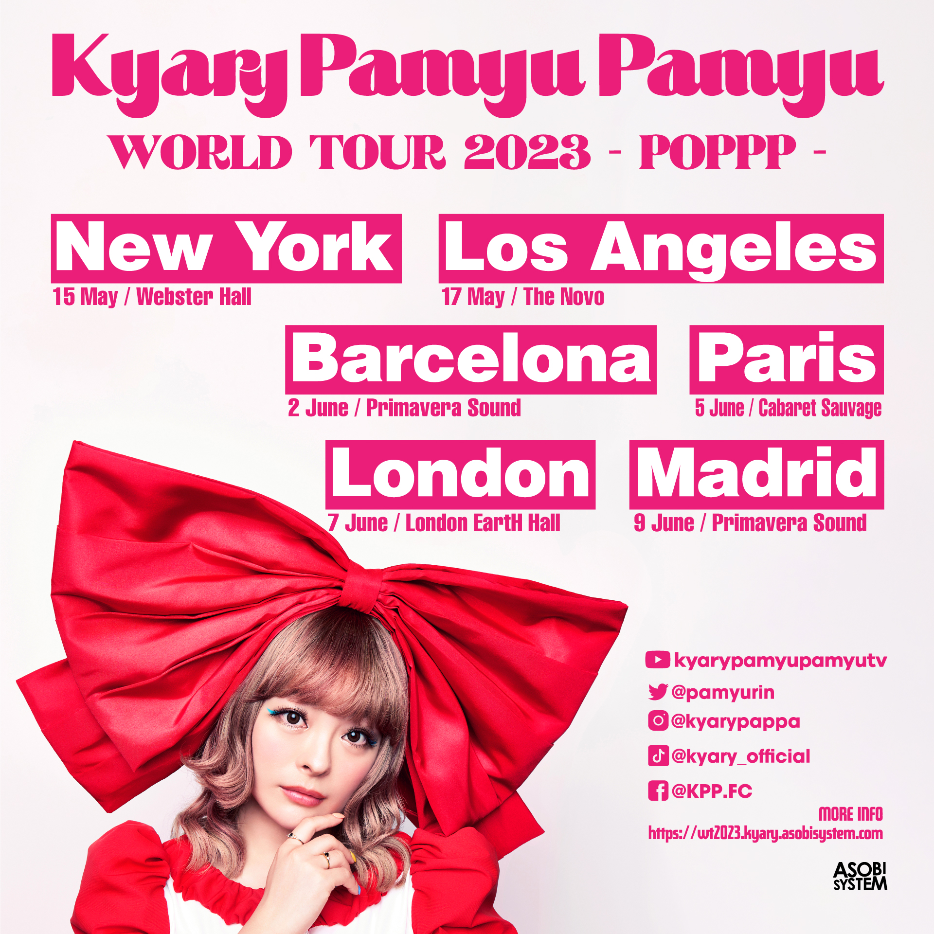 Kyary Pamyu Pamyu to Embark on First World Tour in Five Years